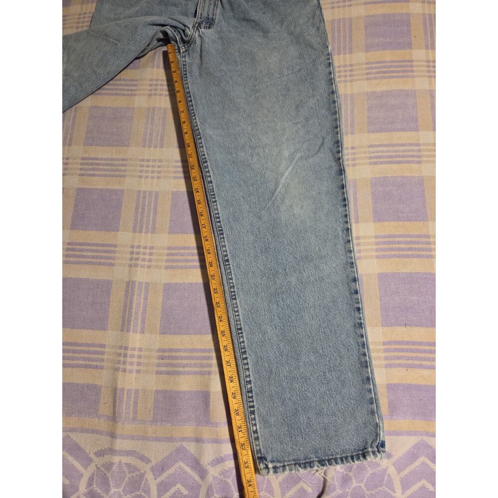 Vintage 90s Levis Silver Tab Baggy Denim Jeans Size 33 X 33 USA Faded Massive - Picture 13 of 16